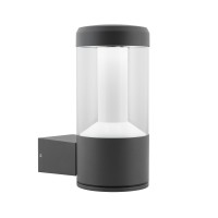Уличный светильник LGD-STEM-WALL-10W Warm3000 (GR, 185 deg, 230V)