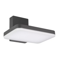 Светильник для подсветки входных групп LGD-TENT-WALL-9W Warm3000 (GR, 110 deg, 230V)