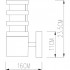 Уличный настенный светильник Portico E27 A8371AL-1BK