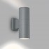 Уличный настенный светильник 2×15W 3000K серый Feron DH0708 11664