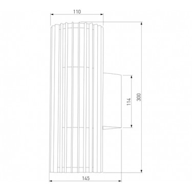 Уличный настенный светильник Entero 35189/W 12W 3000К