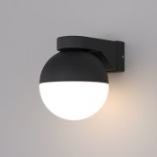 Уличный настенный cветильник MRL 1028 Moon GX53 черный