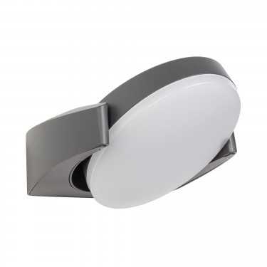 Уличный поворотный светильник LGD-EYE-WALL-6W Warm3000 (GR, 117 deg, 230V)
