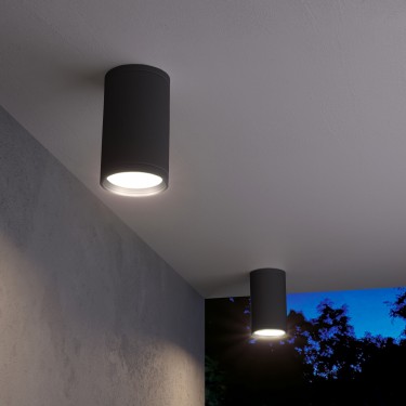Уличный потолочный светильник 35128/H Light GU10 черный