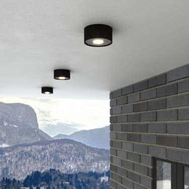 Уличный потолочный светильник Light LED 2135 35141/H черный Уличный потолочный светильник Light LED 2135 35141/H черный