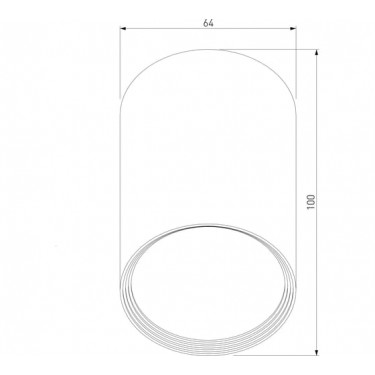 Уличный потолочный светильник 35128/H Light GU10 черный
