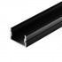 Профиль черный для герметичных лент IP67 SILER-2000 ANOD BLACK