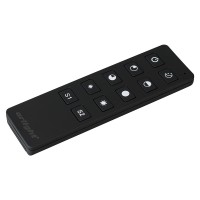 Кнопочный радиопульт черного цвета SMART-R6-DIM (1 зона, 2.4G)