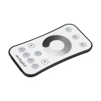 Кнопочный радиопульт с сенсорным кольцом SMART-R9-DIM (1 зона, 2.4G)
