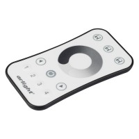 Кнопочный радиопульт с сенсорным кольцом SMART-R10-DIM (4 зоны, 2.4G)