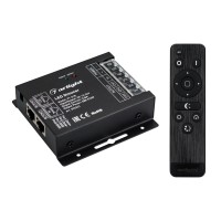 3-канальный диммер с радиопультом VT-S18-3x8A (12-24V, ПДУ Стик 12кн, RF)