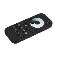 Кнопочный пульт SMART-R24-DIM Black (4 зоны, 2.4G)