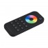 Кнопочный RGBW радиопульт SMART-R28-RGBW Black (1 зона, 2.4G)
