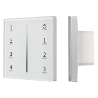 Встраиваемая панель Sens SMART-P29-DIM White (230V, 4 зоны, 2.4G)