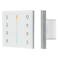 Встраиваемая панель Sens SMART-P38-MIX White (230V, 4 зоны, 2.4G)