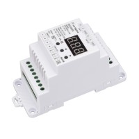 Декодер DMX512 SMART-K23-DMX512-DIN (12-24V, 3x6A)