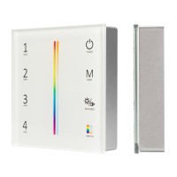 Накладная сенсорная панель Sens SMART-P55-MULTI White (3V, 4 зоны, 2.4G)