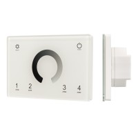 Встраиваемая панель Sens SMART-P79-DIM White (230V, 4 зоны, 2.4G)