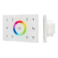 Встраиваемая панель Sens SMART-P85-RGBW White (230V, 4 зоны, 2.4G)