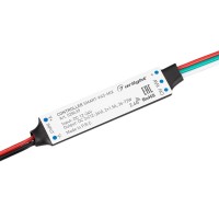 Миниатюрный контроллер SMART-K45-MIX (12-24V, 2x1.5A, 2.4G)