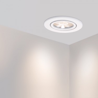 Светильник мебельный круглый LTM-R65WH 5W Day White 10deg