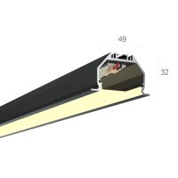 Линейный светильник LINE 4932 IN 1000mm 31W 3000K черный