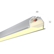 Линейный светильник LINE 4932 IN 3000mm 98W 3000K Anod