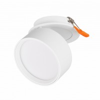 Светильник откидной LGD-POT-BUILT-R85-12W Day4000 (WH, 100 deg, 230V)
