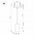 Светильник LGD-PERISCOPE-R35-6W Day4000 (WH, 24 deg, 230V)