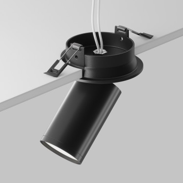 Встраиваемый светильник черный FOCUS S GU10 C048CL-U-1B