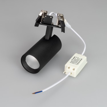 Светильник LGD-LUMOS-R55-9W Warm3000 (BK, 25 deg, 230V)