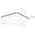 Встраиваемый светильник Invisible GU10 белый A9283PL-1WH