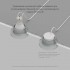 Влагозащищенный светильник GU10 серый DK3012-AL