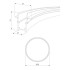 Магнитный встраиваемый шинопровод ⌀800мм Slim Magnetic 85158/00