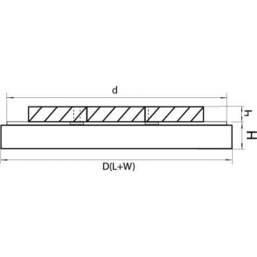 Накладной светильник Arco 26W 4000K белый 226264