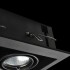 Кадранный светильник Metal Modern 2×GU10 черный DL008-2-02-B