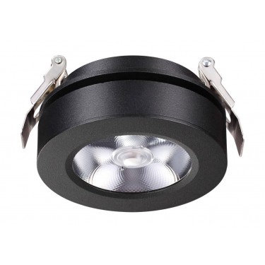Встраиваемый светильник Groda 12W 3000K черный 357983