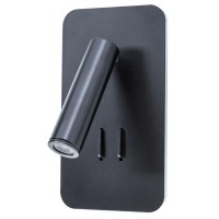 Бра Electra 10W 3000K черный A8233AP-1BK