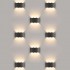 Уличный настенный светильник 1551 Techno Led черный