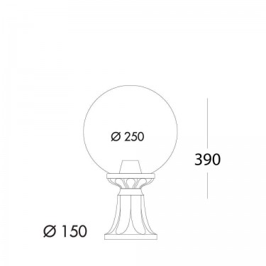 Ландшафтный фонарь Minilot/G250 G25.111.000.AZE27