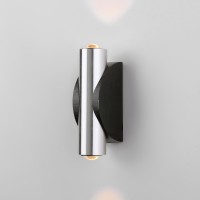 Настенный светильник Steel 40109/LED чёрный/сталь