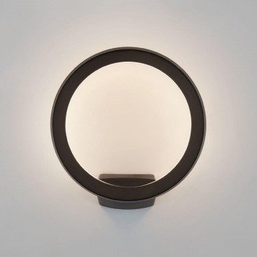 Уличный настенный светильник Ring 1710 Techno Led черный Уличный настенный светильник Ring 1710 Techno Led черный
