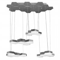 Подвесной светильник Favo 80W Silver 3000K серебро 750262 Подвесной светильник Favo 80W Silver 3000K серебро 750262