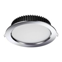 Диммируемый светильник Drum 20W 3000K хром 358305