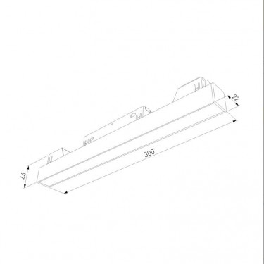 Магнитный светильник 10W 4200K L01 Slim Magnetic 85000/01