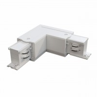 Коннектор угловой внешний Trinity белый TRA005CL-31W-L