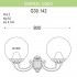 Уличный настенный светильник Mirra/G300 G30.142.000.WXE27