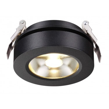Встраиваемый светильник Groda 12W 3000K черный 357983