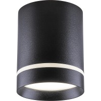 Накладной светильник 15W 4000К черный Feron AL534 32692
