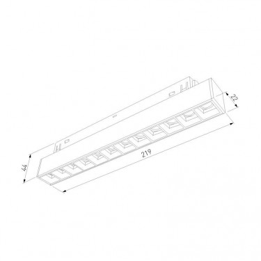 Магнитный светильник 12W 4200K SL02 Slim Magnetic 85005/01